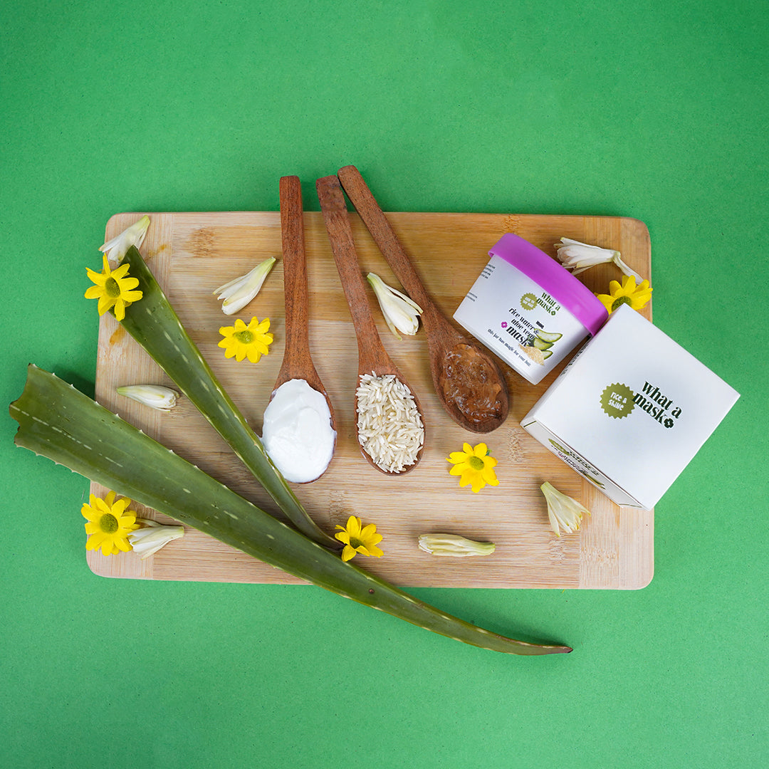 RICE AND SHINE (Rice & Aloe Vera Hair Mask)