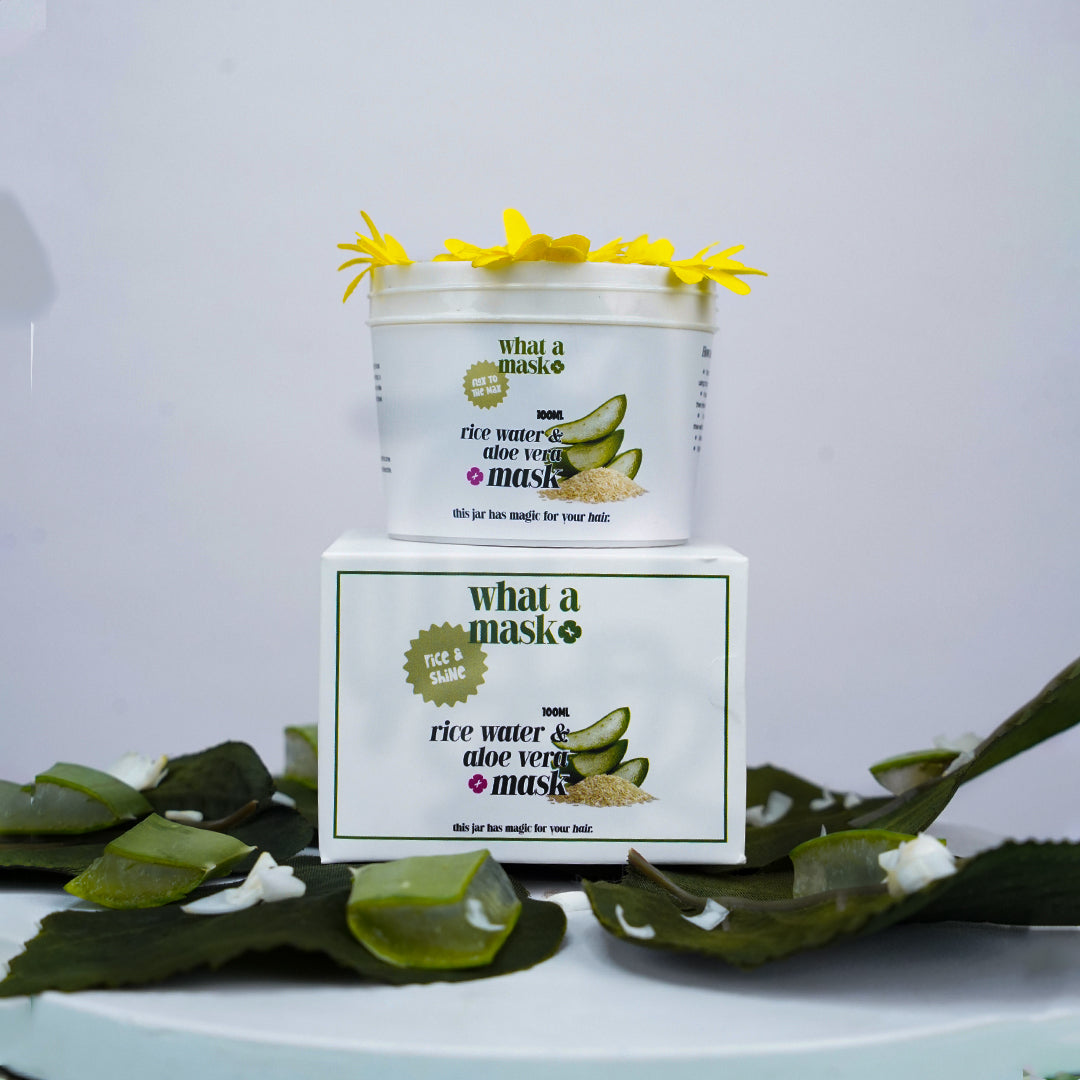 RICE AND SHINE (Rice & Aloe Vera Hair Mask)