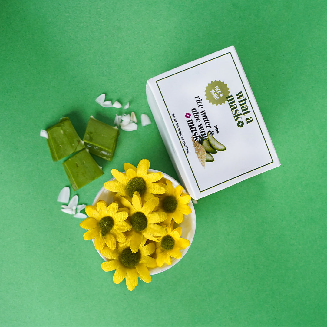 RICE AND SHINE (Rice & Aloe Vera Hair Mask)