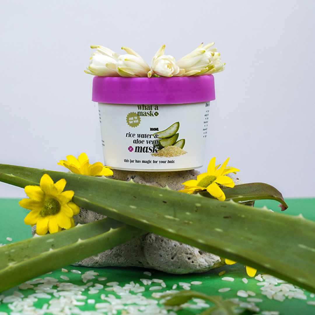 RICE AND SHINE (Rice & Aloe Vera Hair Mask)